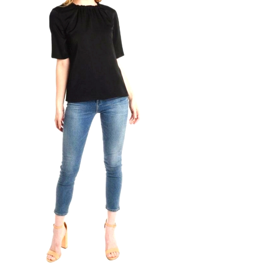 Vince gathered  neck top